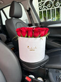 Cilindro de 24 Rosas White