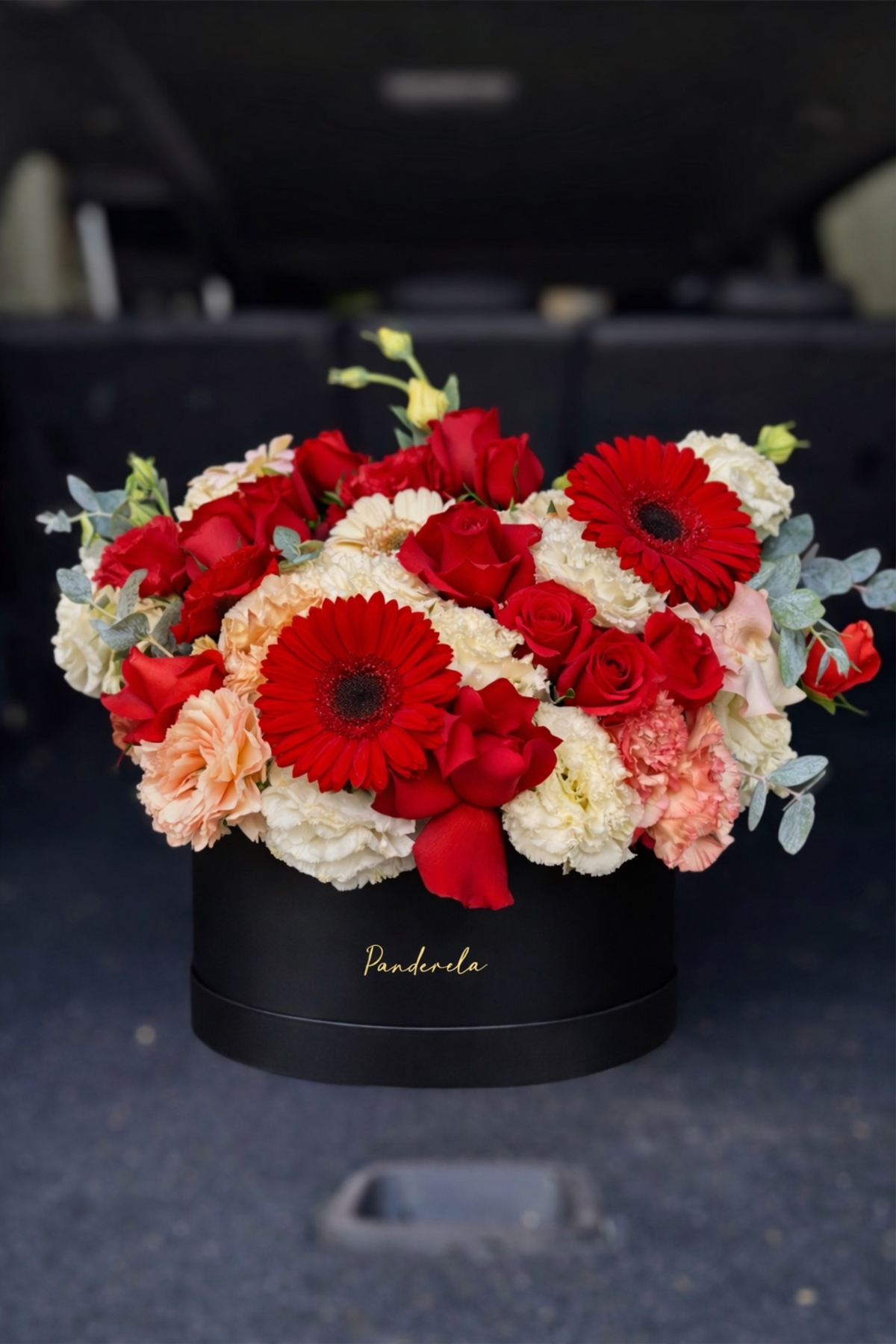 Cilindro grande Gerbera Black