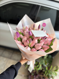 Ramo 48 Rosas + 10 Tulipanes Pink